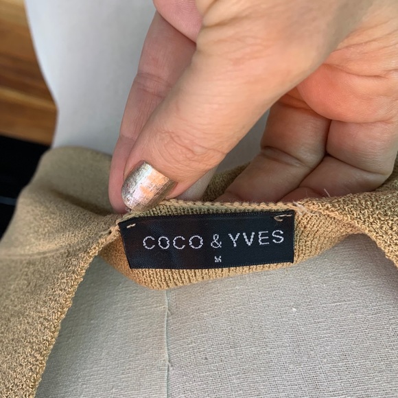 Gold/nude knit cami - Picture 5 of 5